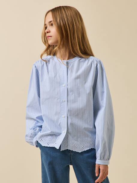 Fille-Chemise rayée fille - collection junior