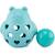 Hochet ourson en silicone Bleu+Jaune 2 - vertbaudet enfant 