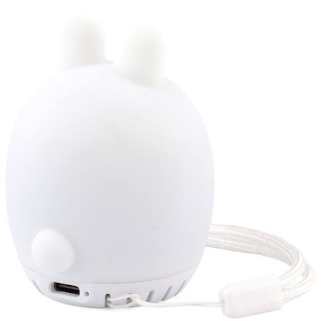 Mini veilleuse bruit blanc calinou Blanc+Gris+Orange 5 - vertbaudet enfant 