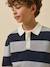Pull polo garçon Rayure bleue 3 - vertbaudet enfant 