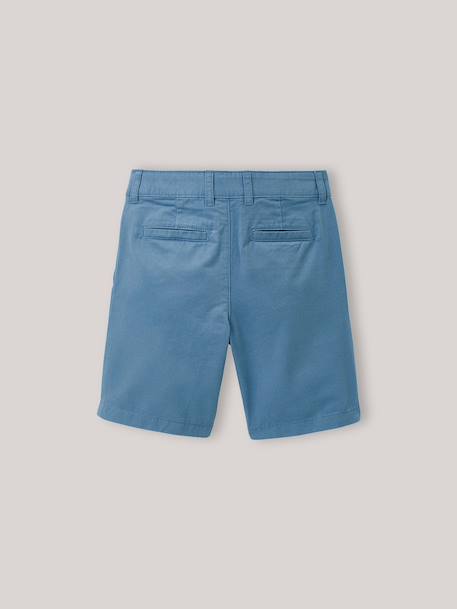 Bermuda chino garçon Army+Bleu froid+Indigo+Menthe+Outremer 6 - vertbaudet enfant 