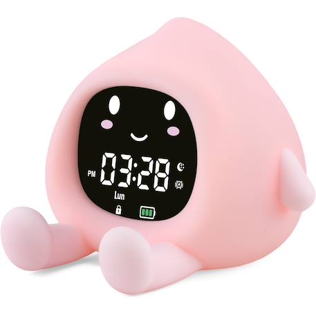Veilleuse réveil réveillou la pêche Rose 1 - vertbaudet enfant 