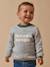 Pull ours bébé en laine Gris chine 1 - vertbaudet enfant 