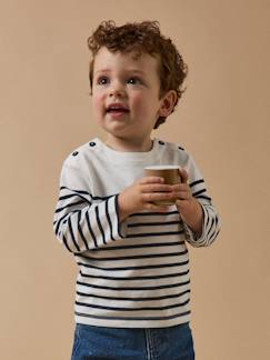 Marinière en coton biologique  - vertbaudet enfant