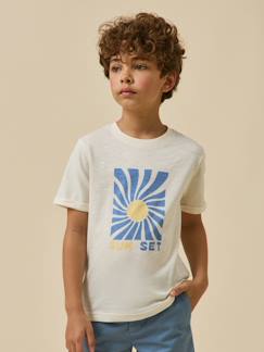 Garçon-T-shirt, polo, sous-pull-T-shirt imprimé garçon - coton biologique