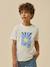 T-shirt imprimé garçon - coton biologique Ecru+Indigo+Terracotta 1 - vertbaudet enfant 