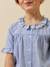 Chemise brodée Carreaux bleu 3 - vertbaudet enfant 