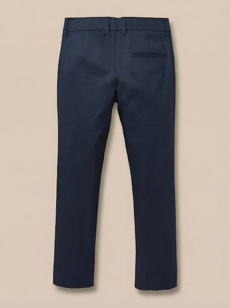 Pantalon de costume garçon - collection fêtes et mariages Bleu fonce uni 4 - vertbaudet enfant 