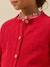 Cardigan  point fantaisie Ecru+Rouge theatre+Sorbet 8 - vertbaudet enfant 