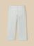 Pantalon en denim rayé Rayure bleu/ecru 4 - vertbaudet enfant 
