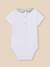 Body col vichy en coton biologique Rayure amande 3 - vertbaudet enfant 