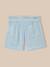 Short  en gaze de coton - collection junior Bleu pastel+Marine+Nude 4 - vertbaudet enfant 
