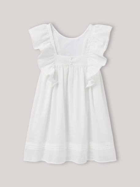 Robe fille alma - cortège arabesque Blanc casse 4 - vertbaudet enfant 