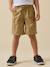 Bermuda battle garçon Beige+Bleu fonce uni 1 - vertbaudet enfant 