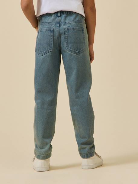 Jean relax garçon Denim bleu 2 - vertbaudet enfant 