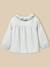 Blouse col brodé bébé Rayure amande 4 - vertbaudet enfant 