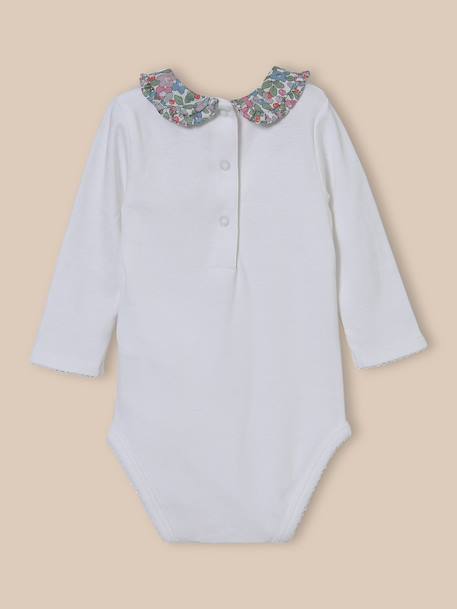 Body col en tissu liberty - coton biologique Liberty besty berry 4 - vertbaudet enfant 