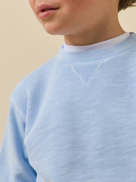 Sweat Celadon+Ciel+Orage+Rose 8 - vertbaudet enfant 
