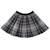 Ensemble jupe plissée tartan  + t-shirt   london Gris anthracite blanc 4 - vertbaudet enfant 