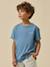 T-shirt sunshine garçon - coton biologique Bleu 1 - vertbaudet enfant 