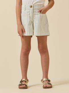 -Short rayé fille