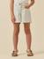 Short rayé fille Rayure bleu/ecru 1 - vertbaudet enfant 