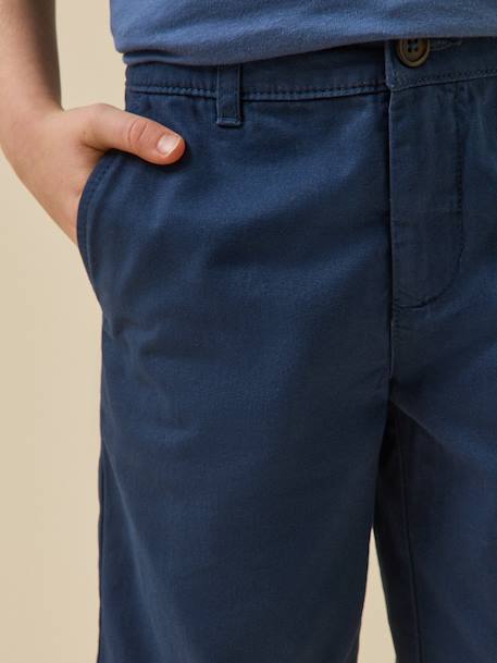 Bermuda chino garçon Bleu froid+Celadon+Ciel+Indigo+Menthe+Rouge+Sun 13 - vertbaudet enfant 