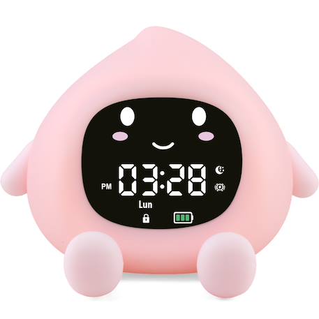 Veilleuse réveil réveillou la pêche Rose 4 - vertbaudet enfant 