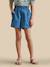 Short fille en denim light Denim stone 1 - vertbaudet enfant 
