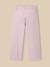 Pantalon droit  en denim Rose tendre+Rouge theatre 3 - vertbaudet enfant 