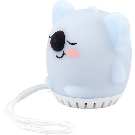 Mini veilleuse bruit blanc calinou Blanc+Gris+Orange 7 - vertbaudet enfant 