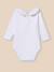 Body bébé col avec smocks - coton biologique Blanc casse 4 - vertbaudet enfant 