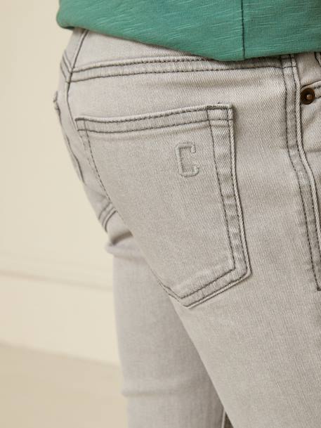 Jean coupe slim garçon Bleu moyen uni+Gris clair uni 9 - vertbaudet enfant 