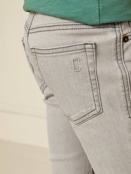 Jean coupe slim garçon Bleu moyen uni+Gris clair uni 8 - vertbaudet enfant 