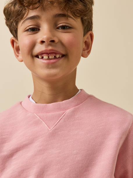 Sweat Celadon+Ciel+Orage+Rose 16 - vertbaudet enfant 