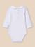 Body col brodé bébé - coton biologique Blanc casse 4 - vertbaudet enfant 