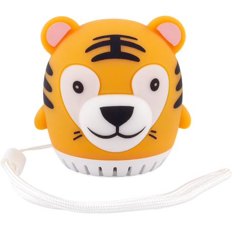 Mini veilleuse bruit blanc calinou Blanc+Gris+Orange 16 - vertbaudet enfant 
