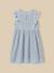 Robe rayée en seersucker Rayure seersucker bleu 4 - vertbaudet enfant 