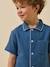 Pyja-short en gaze de coton garçon Bleu 3 - vertbaudet enfant 