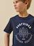 T-shirt imprimé garçon - coton biologique Blanc/surf+Bleu ciel / voilier+Bleu/skate+Celadon/fish+Gris chine/tennis+Marine / surflife 24 - vertbaudet enfant 