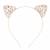 Bandeau à cheveux serre-tête chat strass Jaune 1 - vertbaudet enfant 