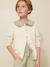 Cardigan  point fantaisie Ecru+Rouge theatre+Sorbet 1 - vertbaudet enfant 