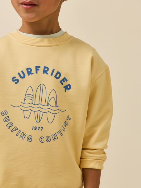 Sweat surf garçon - coton biologique Ciel+Sun 5 - vertbaudet enfant 