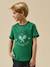 T-shirt imprimé garçon - coton biologique Ecru+Menthe 6 - vertbaudet enfant 