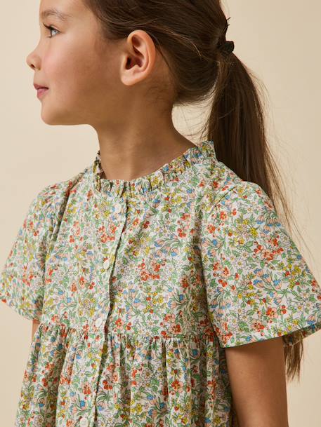 Robe en tissu liberty fille Liberty nazanin 3 - vertbaudet enfant 