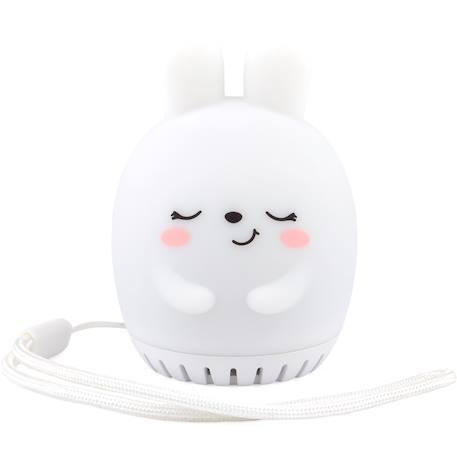 Mini veilleuse bruit blanc calinou Blanc+Gris+Orange 4 - vertbaudet enfant 
