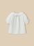 Chemise  en gaze - coton biologique Ecru 3 - vertbaudet enfant 