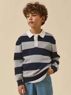 -Pull polo garçon