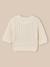 Pull en crochet fille - collection junior Ecru 3 - vertbaudet enfant 