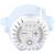 Mini veilleuse bruit blanc calinou Blanc+Gris+Orange 10 - vertbaudet enfant 